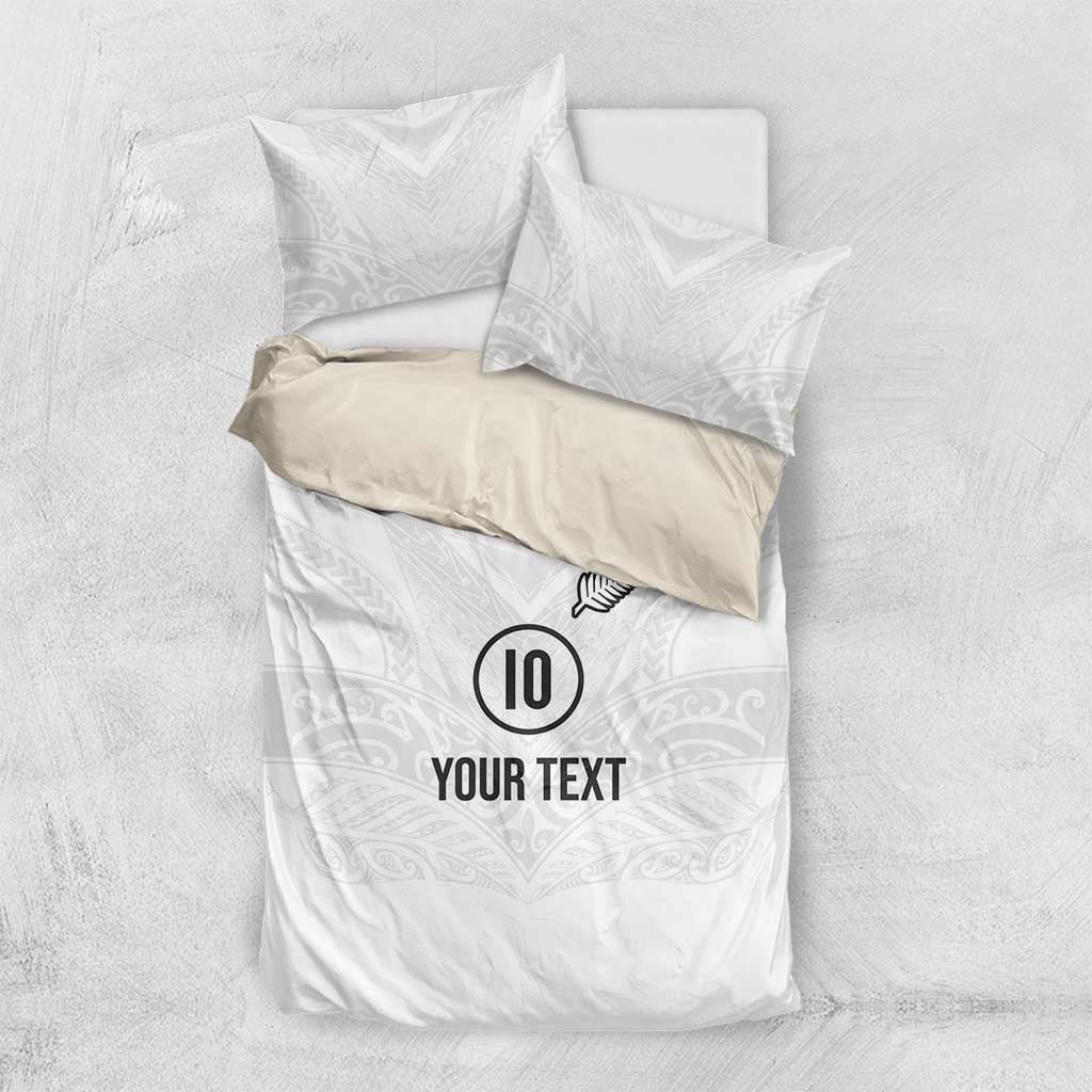 Custom New Zealand Football Bedding Set The Whites-Sporty T90 Style - Aussie Hoodie