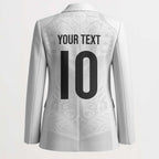 Custom New Zealand Football Blazer The Whites-Sporty T90 Style - Aussie Hoodie
