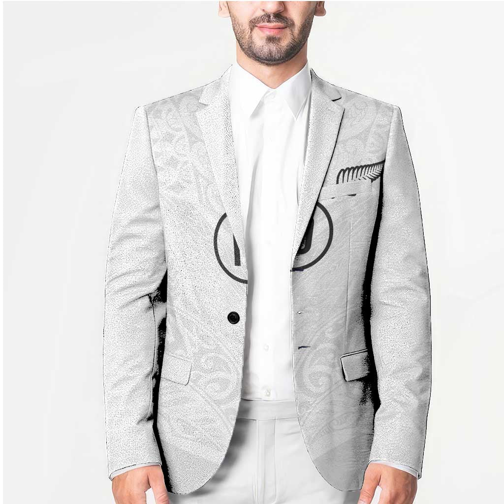 Custom New Zealand Football Blazer The Whites-Sporty T90 Style - Aussie Hoodie
