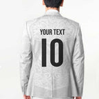 Custom New Zealand Football Blazer The Whites-Sporty T90 Style - Aussie Hoodie