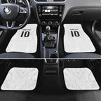 Custom New Zealand Football Car Mats The Whites-Sporty T90 Style - Aussie Hoodie