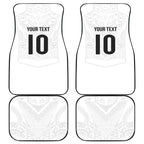 Custom New Zealand Football Car Mats The Whites-Sporty T90 Style - Aussie Hoodie