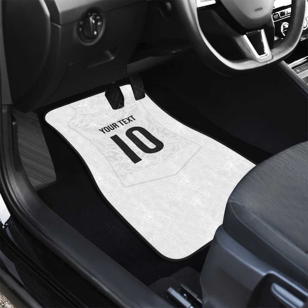 Custom New Zealand Football Car Mats The Whites-Sporty T90 Style - Aussie Hoodie