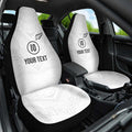 Custom New Zealand Football Car Seat Cover The Whites-Sporty T90 Style - Aussie Hoodie