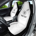 Custom New Zealand Football Car Seat Cover The Whites-Sporty T90 Style - Aussie Hoodie