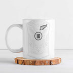 Custom New Zealand Football Ceramic Mug The Whites-Sporty T90 Style - Aussie Hoodie