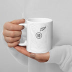 Custom New Zealand Football Ceramic Mug The Whites-Sporty T90 Style - Aussie Hoodie