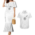 Custom New Zealand Football Couples Matching Mermaid Dress and Hawaiian Shirt The Whites-Sporty T90 Style - Aussie Hoodie