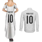 Custom New Zealand Football Couples Matching Summer Maxi Dress and Long Sleeve Button Shirt The Whites-Sporty T90 Style - Aussie Hoodie
