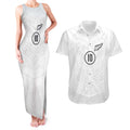 Custom New Zealand Football Couples Matching Tank Maxi Dress and Hawaiian Shirt The Whites-Sporty T90 Style - Aussie Hoodie