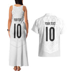 Custom New Zealand Football Couples Matching Tank Maxi Dress and Hawaiian Shirt The Whites-Sporty T90 Style - Aussie Hoodie