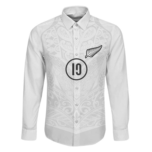 Custom New Zealand Football Family Matching Off The Shoulder Long Sleeve Dress and Hawaiian Shirt The Whites-Sporty T90 Style - Aussie Hoodie
