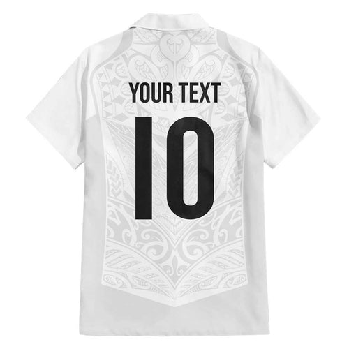 Custom New Zealand Football Family Matching Summer Maxi Dress and Hawaiian Shirt The Whites-Sporty T90 Style - Aussie Hoodie