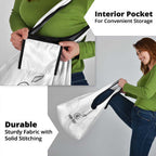 Custom New Zealand Football Grocery Bag The Whites-Sporty T90 Style - Aussie Hoodie
