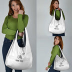 Custom New Zealand Football Grocery Bag The Whites-Sporty T90 Style - Aussie Hoodie