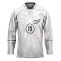 Custom New Zealand Football Hockey Jersey The Whites-Sporty T90 Style - Aussie Hoodie