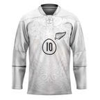 Custom New Zealand Football Hockey Jersey The Whites-Sporty T90 Style - Aussie Hoodie