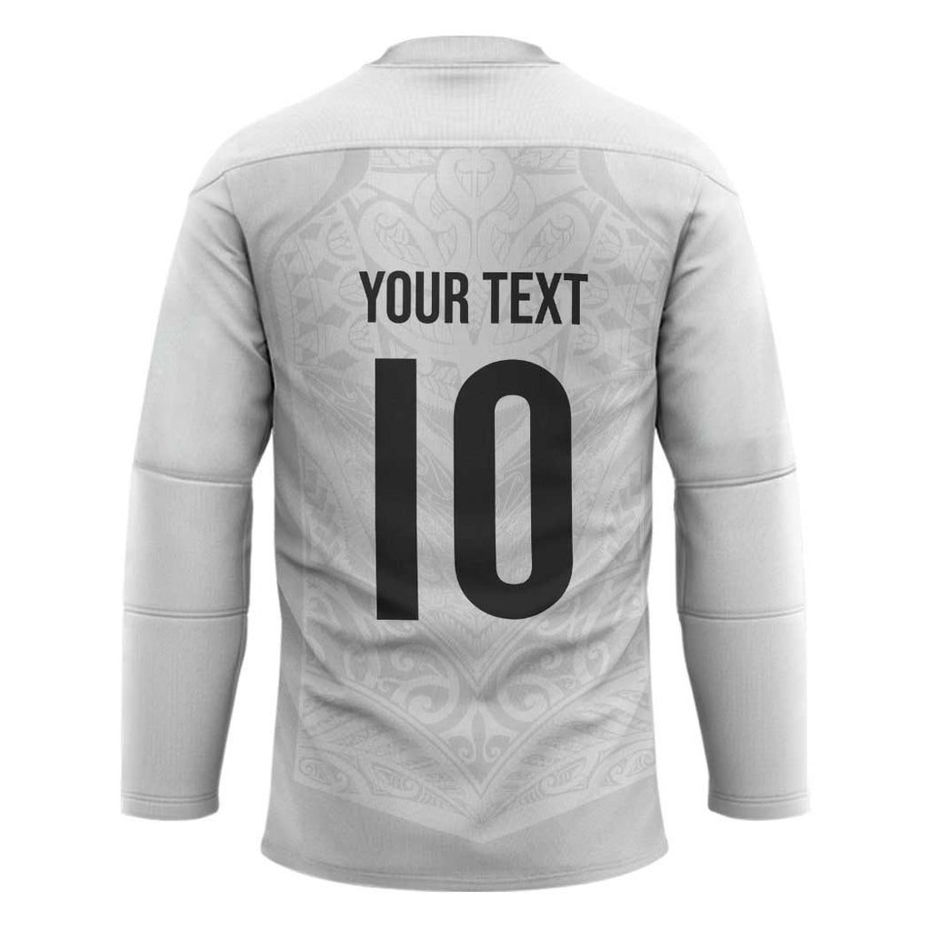 Custom New Zealand Football Hockey Jersey The Whites-Sporty T90 Style - Aussie Hoodie