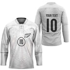 Custom New Zealand Football Hockey Jersey The Whites-Sporty T90 Style - Aussie Hoodie