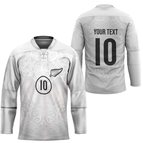 Custom New Zealand Football Hockey Jersey The Whites-Sporty T90 Style - Aussie Hoodie