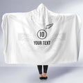 Custom New Zealand Football Hooded Blanket The Whites-Sporty T90 Style - Aussie Hoodie