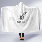Custom New Zealand Football Hooded Blanket The Whites-Sporty T90 Style - Aussie Hoodie
