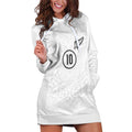 Custom New Zealand Football Hoodie Dress The Whites-Sporty T90 Style - Aussie Hoodie