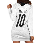 Custom New Zealand Football Hoodie Dress The Whites-Sporty T90 Style - Aussie Hoodie