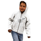 Custom New Zealand Football Kid Hoodie The Whites-Sporty T90 Style - Aussie Hoodie