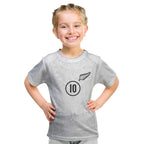Custom New Zealand Football Kid T Shirt The Whites-Sporty T90 Style - Aussie Hoodie