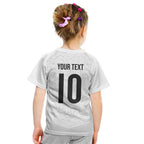 Custom New Zealand Football Kid T Shirt The Whites-Sporty T90 Style - Aussie Hoodie