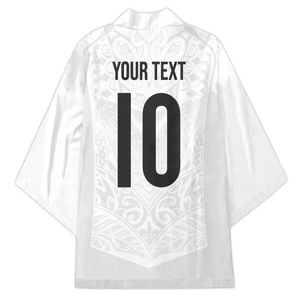 Custom New Zealand Football Kimono The Whites-Sporty T90 Style - Aussie Hoodie