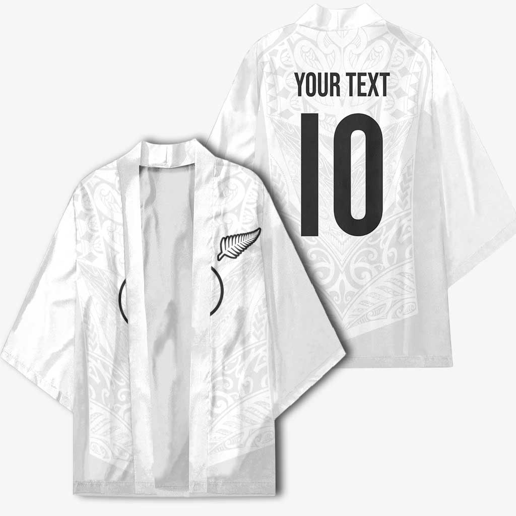 Custom New Zealand Football Kimono The Whites-Sporty T90 Style - Aussie Hoodie