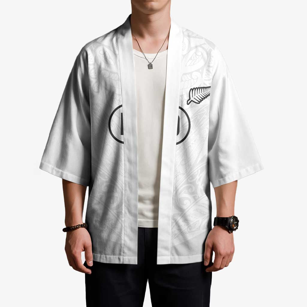 Custom New Zealand Football Kimono The Whites-Sporty T90 Style - Aussie Hoodie