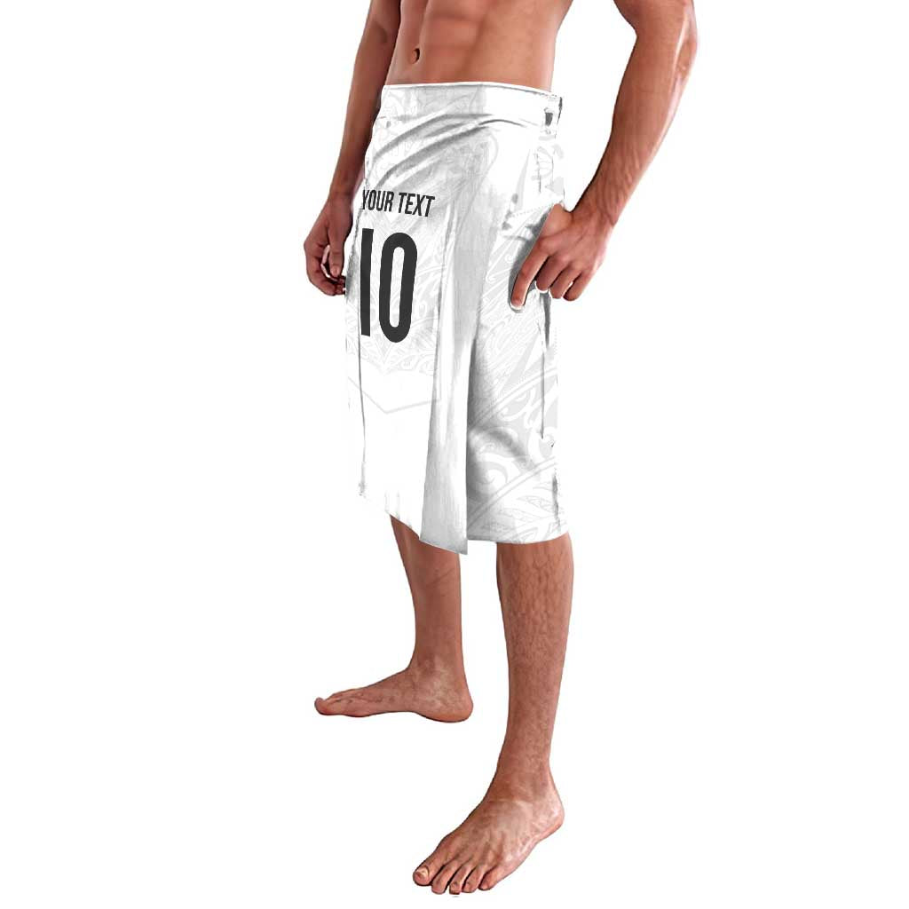 Custom New Zealand Football Lavalava The Whites-Sporty T90 Style - Aussie Hoodie