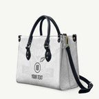 Custom New Zealand Football Leather Bag The Whites-Sporty T90 Style - Aussie Hoodie