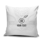 Custom New Zealand Football Pillow Cover The Whites-Sporty T90 Style - Aussie Hoodie