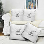 Custom New Zealand Football Pillow Cover The Whites-Sporty T90 Style - Aussie Hoodie