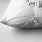 Custom New Zealand Football Pillow Cover The Whites-Sporty T90 Style - Aussie Hoodie