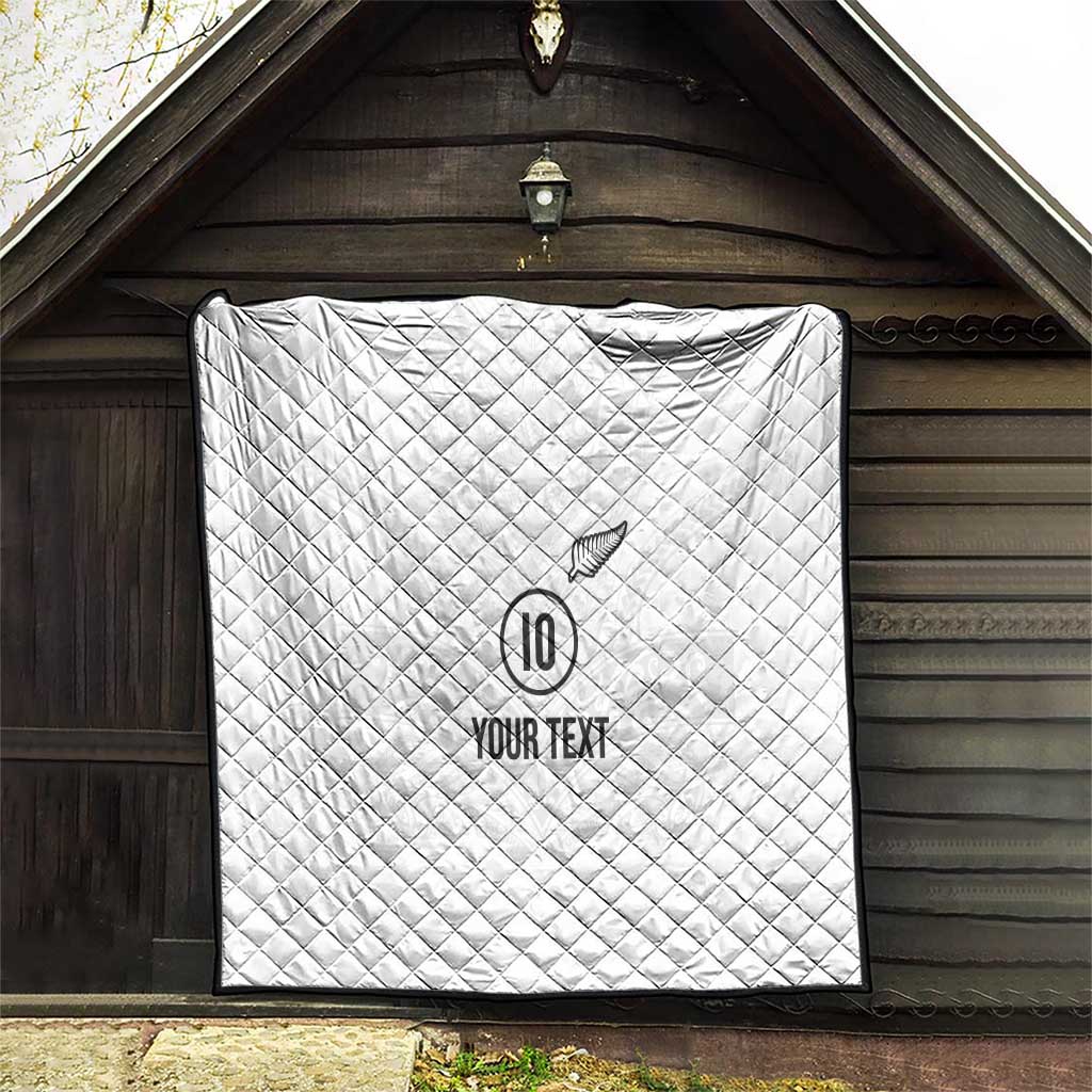 Custom New Zealand Football Quilt The Whites-Sporty T90 Style - Aussie Hoodie