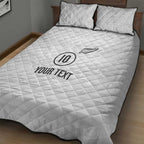 Custom New Zealand Football Quilt Bed Set The Whites-Sporty T90 Style - Aussie Hoodie