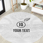 Custom New Zealand Football Round Carpet The Whites-Sporty T90 Style - Aussie Hoodie