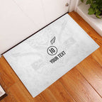 Custom New Zealand Football Rubber Doormat The Whites-Sporty T90 Style - Aussie Hoodie