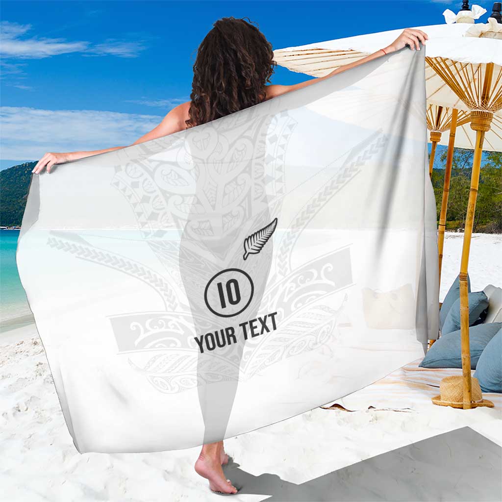 Custom New Zealand Football Sarong The Whites-Sporty T90 Style - Aussie Hoodie