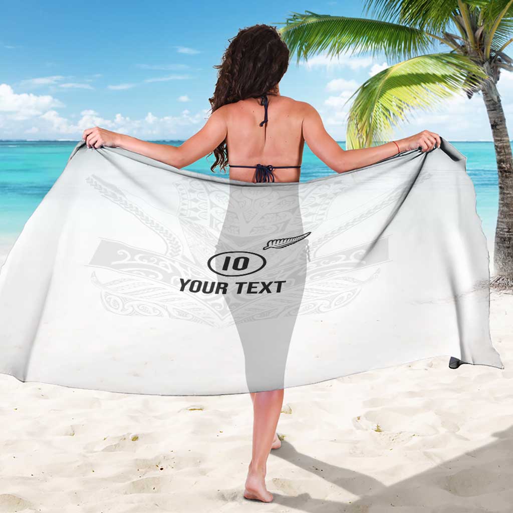 Custom New Zealand Football Sarong The Whites-Sporty T90 Style - Aussie Hoodie