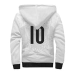 Custom New Zealand Football Sherpa Hoodie The Whites-Sporty T90 Style - Aussie Hoodie