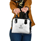 Custom New Zealand Football Shoulder Handbag The Whites-Sporty T90 Style - Aussie Hoodie