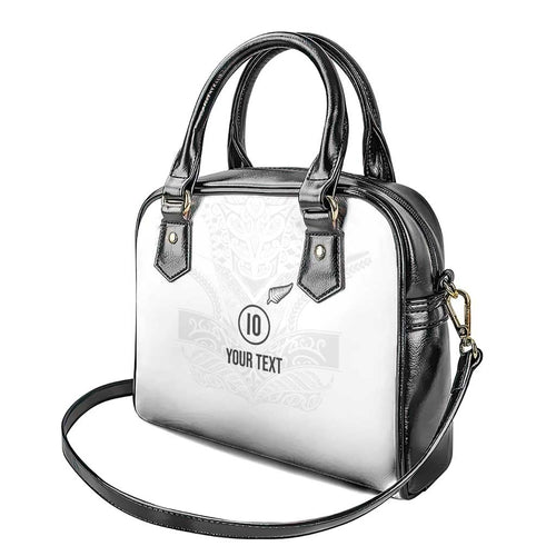 Custom New Zealand Football Shoulder Handbag The Whites-Sporty T90 Style - Aussie Hoodie