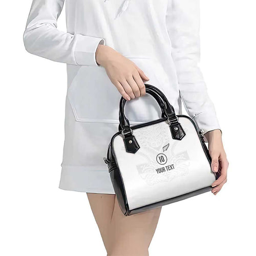 Custom New Zealand Football Shoulder Handbag The Whites-Sporty T90 Style - Aussie Hoodie