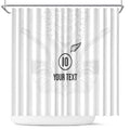 Custom New Zealand Football Shower Curtain The Whites-Sporty T90 Style - Aussie Hoodie